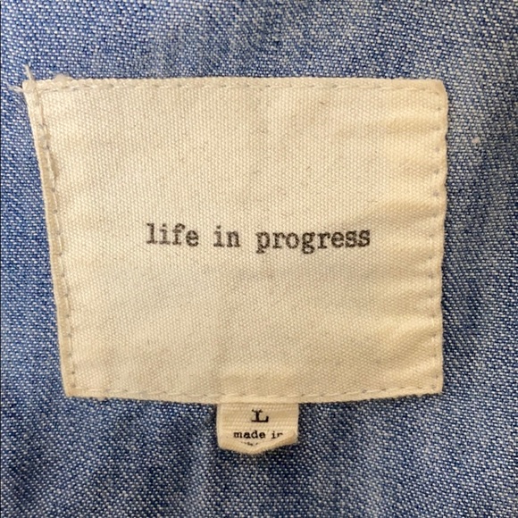 Life in Progress acid wash denim shirt - Picture 6 of 7
